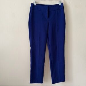 Talbots Royal Blue Straight Leg Career Pants Women’s Sz 4 Curvy